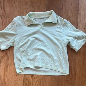 Lululemon Athletica Mint Green Crop Top